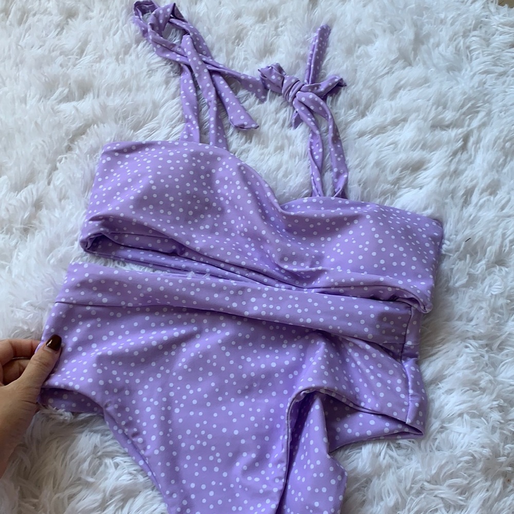 Brand new lavender bathing suit